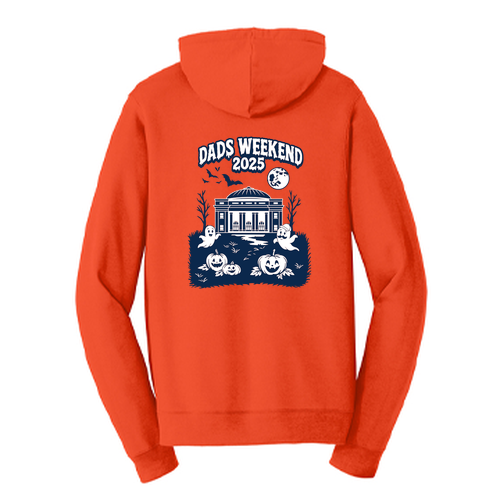 Pullover Hooded Sweatshirt -- Orange