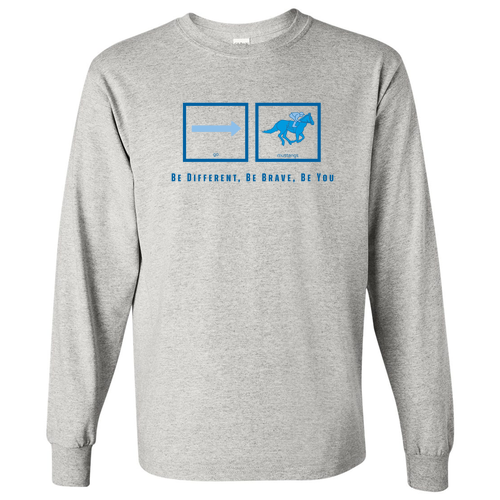 Gildan Heavy Cotton Longsleeve Basic T-Shirt -- Ash