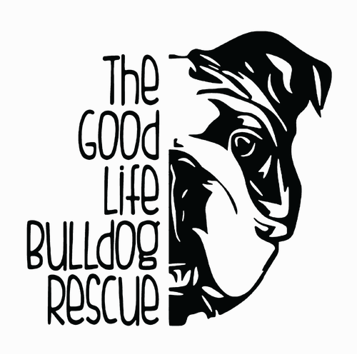 Good Life Bulldog Rescue Crewneck Sweater -- White
