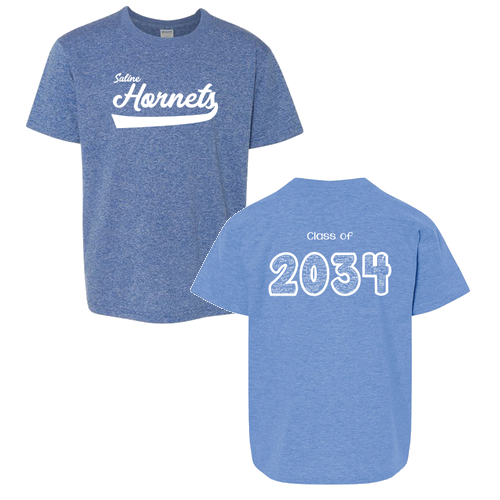 Youth Gildan Softstyle T-Shirt -- Heather Royal