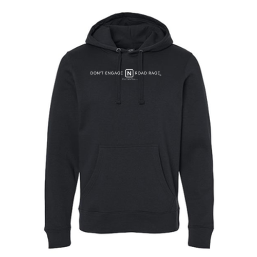 Fleece Hooded Sweatshirt -- Black