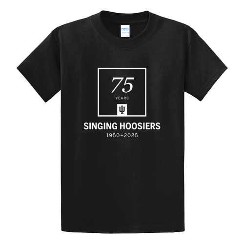 Singing Hoosiers- Anniversary T-shirt- Black