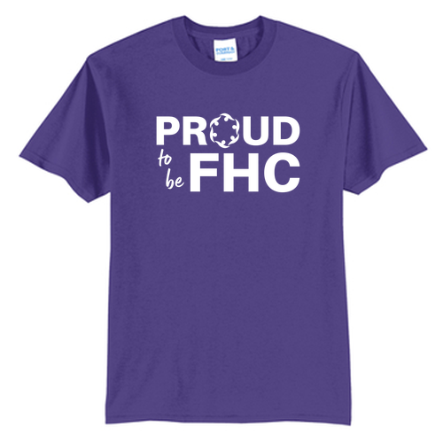 Proud To Be FHC 50/50 Blend Basic T-Shirt -- Purple