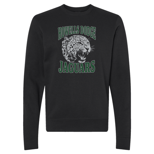 J. America BTB Fleece Crew -- Black