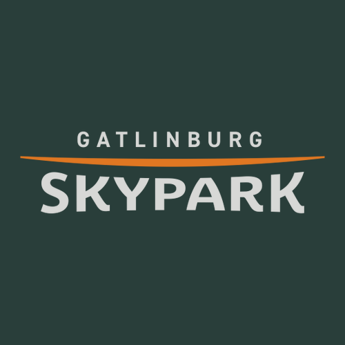 Gatlinburg Skypark Logo 1 Grey & Orange Ink -- Sponge Fleece Crewneck Sweatshirt Forest