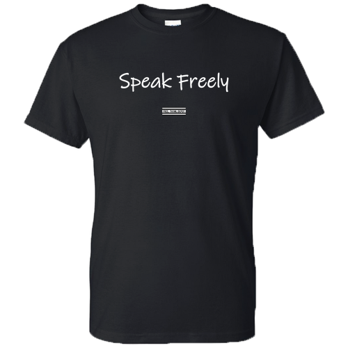 Speak Freely T-Shirt -- Black