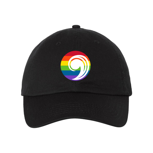 Valucap Bio-Washed Unstructured Hat -- Black