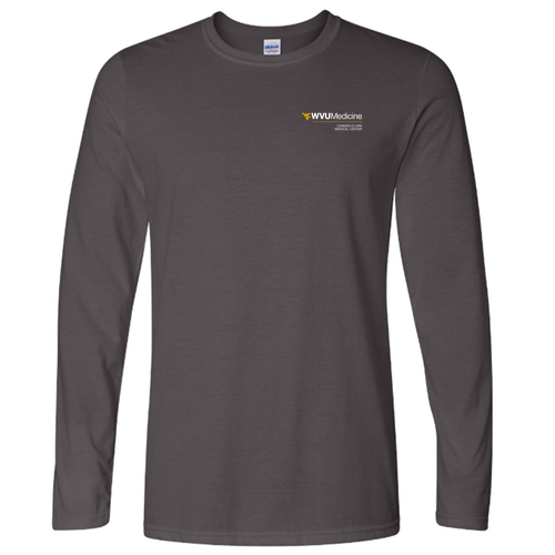 Gildan Softstyle Longsleeve T Shirt -- Charcoal