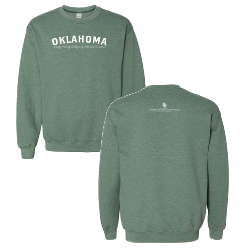 Gildan Heavy Blend Crew Neck Sweatshirt -- Heather Sport Dark Green