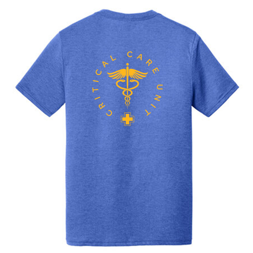 District Made Men's Perfect Tri V-Neck Tee -- Royal Frost