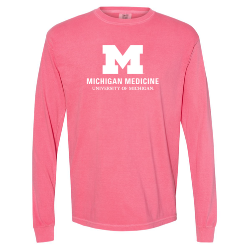 Comfort Colors Soft Garment-Dyed Heavyweight Long Sleeve T-Shirt -- Crunchberry