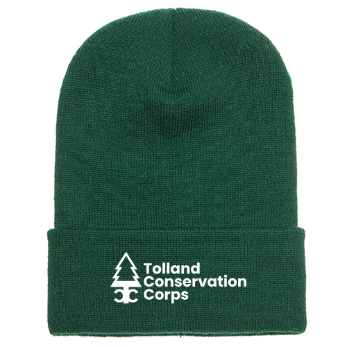 Yupoong Knit Hat with Cuff -- Spruce