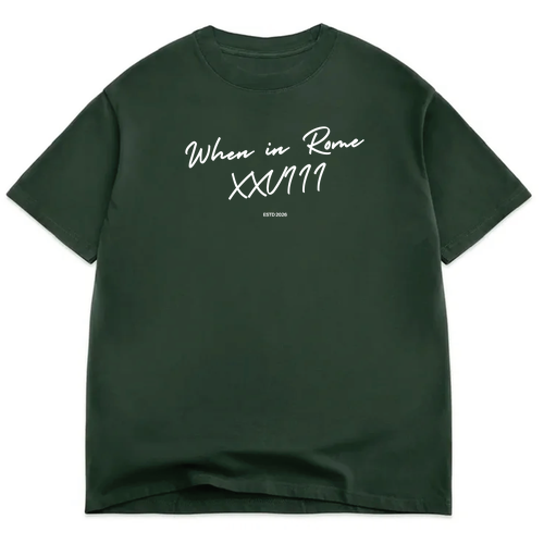 Cotton Collective Oversized Box S/S Tee 7.5 oz -- Forest Green
