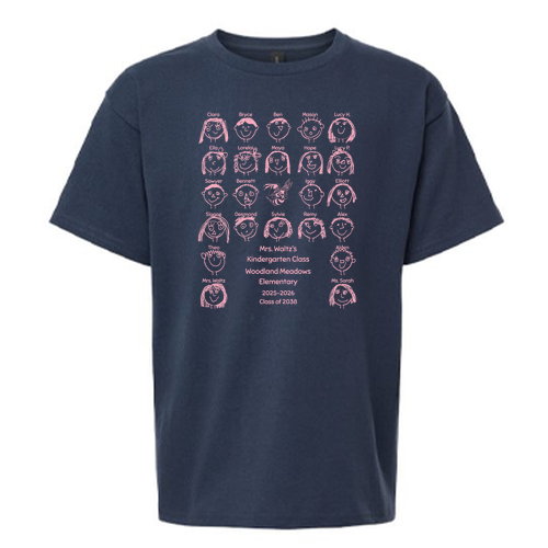 Youth Gildan Heavy Cotton Basic T-Shirt -- Blue Dusk