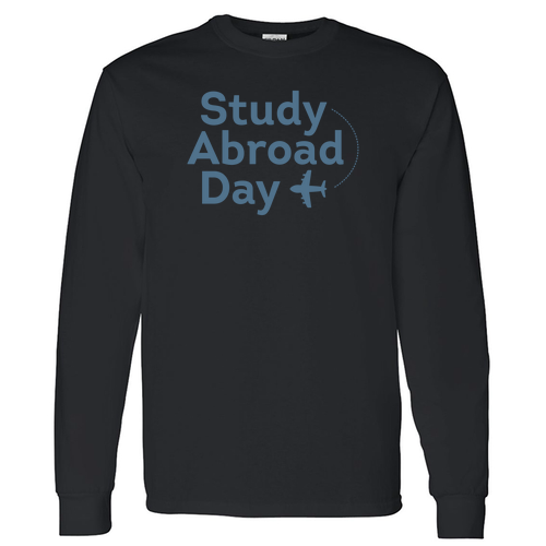 Gildan Heavy Cotton Longsleeve Basic T-Shirt -- Black