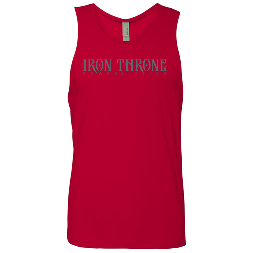 Next Level Apparel Mens Premium Jersey Tank -- Red