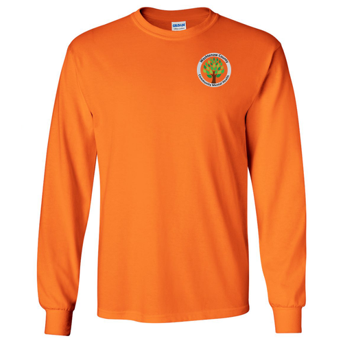 Gildan Ultra Cotton Longsleeve Basic T-Shirt -- Orange