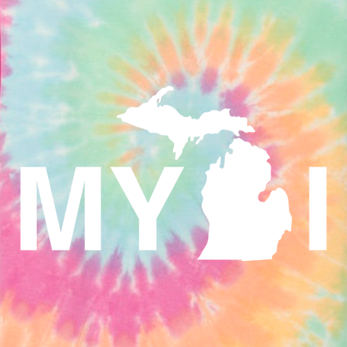 Port and Company Tie Dye Tee -- Pastel Rainbow