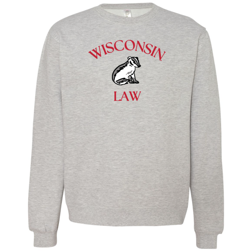 Independent Trading Crewneck Sweatshirt -- Grey Heather