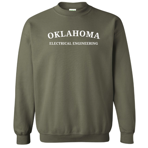 Electrical Gildan Heavy Blend Crew Neck Sweatshirt -- Military Green