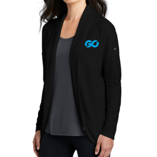 OGIO Ladies Luuma Cocoon Fleece -- Blacktop
