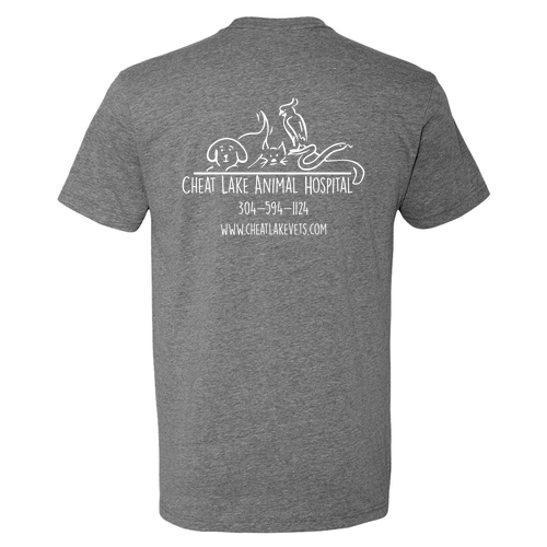 Next Level Mens CVC Crew -- Dark Heather Grey