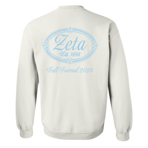 Gildan Heavy Blend Crew Neck Sweatshirt -- White