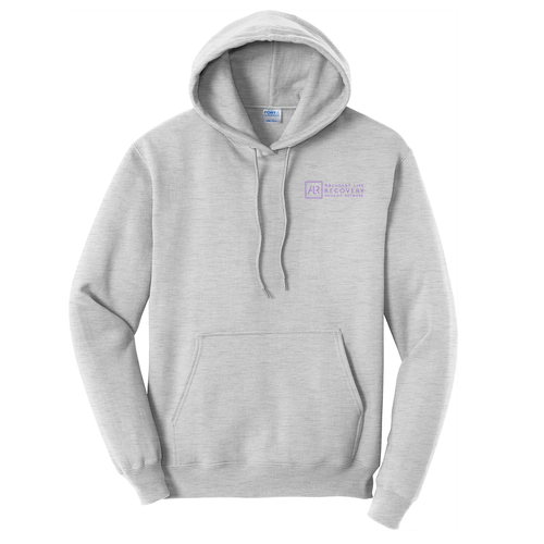 Port and Company Core Fleece Pullover Hooded Sweatshirt -- Ash