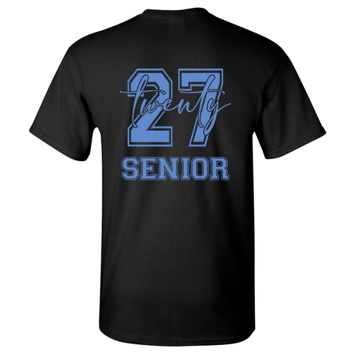 Gildan Heavy Cotton Basic T-Shirt -- Black, Seniors