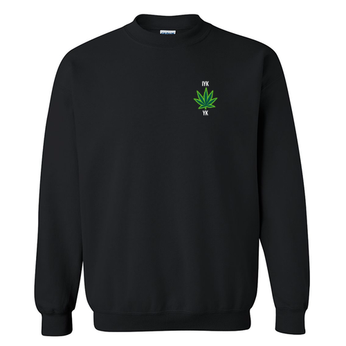 IYKYK Embroidered Crew -- Black