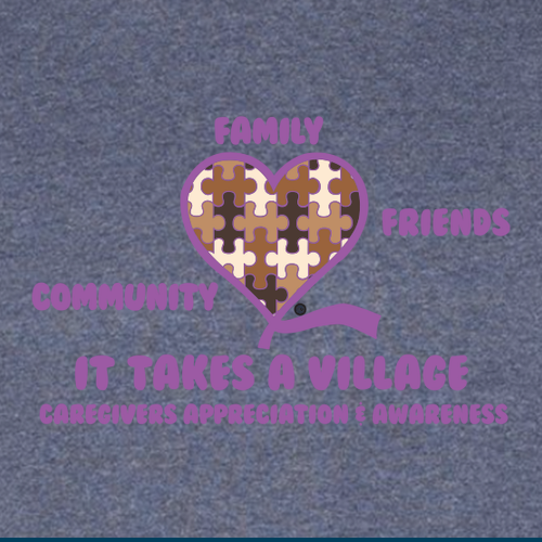 Bella Canvas Unisex Heather CVC T-Shirt -- Heather Navy
