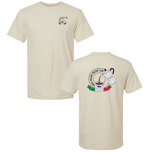 60/40 Cotton/Poly CVC T-shirts -- Men’s styling -- Heather Cream