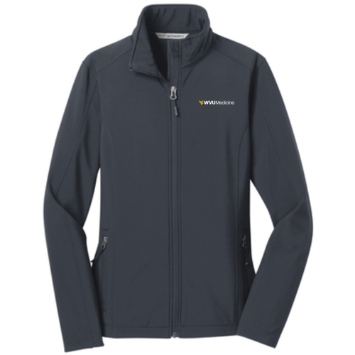 Port Authority Ladies Core Soft Shell Jacket -- Battleship Grey