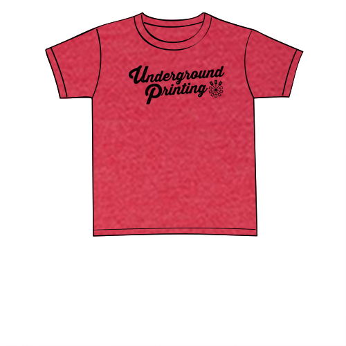 Gildan Heavy Cotton Basic Youth T-Shirt -- Heather Red