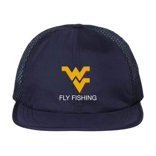 Richardson Rouge Wide Set Mesh Hat -- Navy