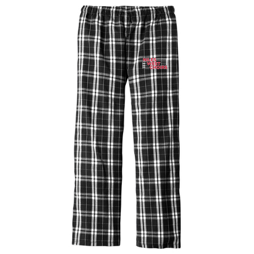 District Flannel Plaid Pant -- Black