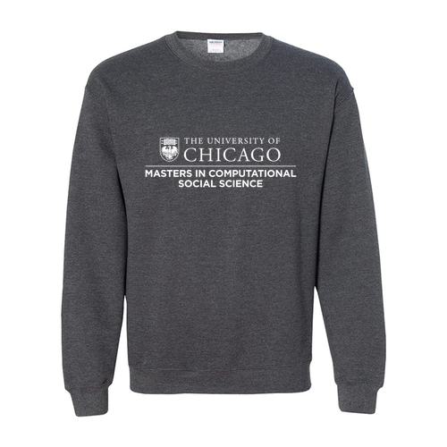 Gildan Heavy Blend Crew Neck Sweatshirt -- Dark Heather