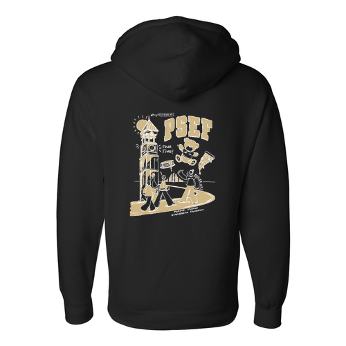 Independent Trading Black Hooded Pullover Sweatshirt