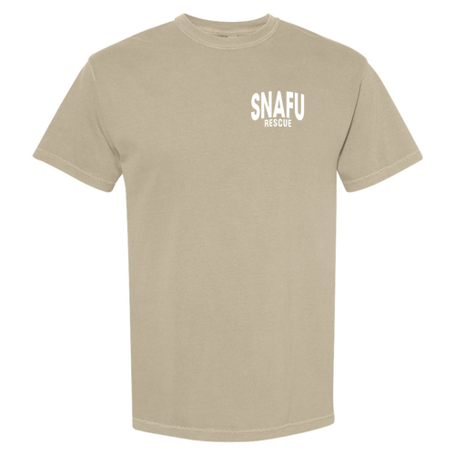 Left Chest Comfort Colors Unisex Garment-Dyed Heavyweight T-Shirt -- Khaki