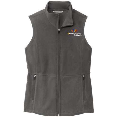 Port Authority ® Ladies Accord Microfleece Vest -- Pewter