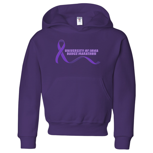 Jerzees 8 Oz., 50/50 Nublend Hooded Pullover Youth -- Deep Purple