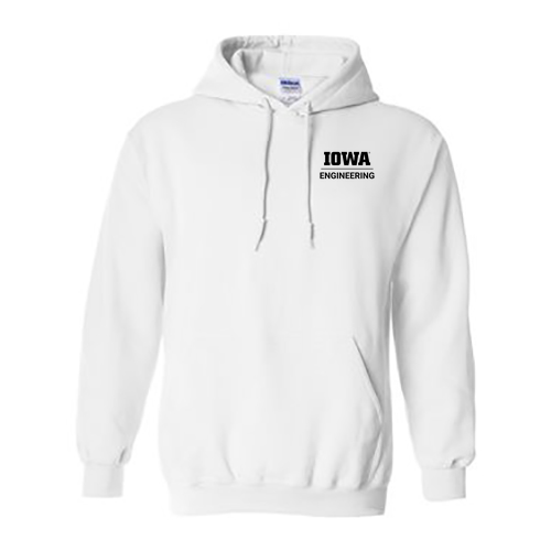 Gildan Heavy Blend Hooded Sweatshirt -- White