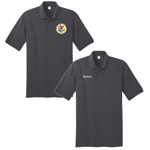 Port & Company Core Blend Jersey Knit Polo -- Charcoal