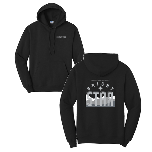 Port and Company Core Fleece Pullover Hooded Sweatshirt -- Jet Black