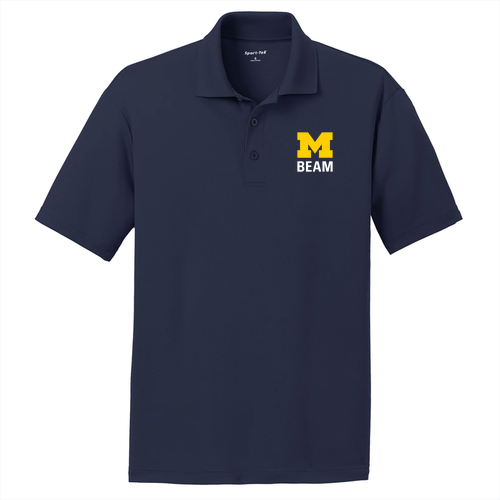 Sport-Tek PosiCharge RacerMesh Polo -- True Navy Embroidered Logo