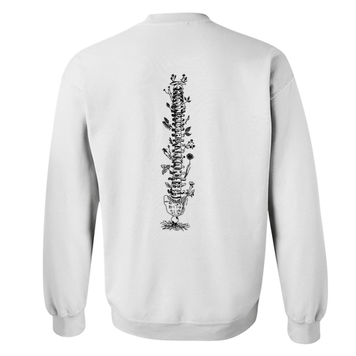 Gildan Heavy Blend Crew Neck Sweatshirt -- White