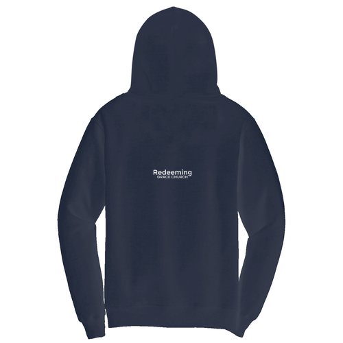 Port and Company Tall Core Fleece Pullover Hooded Sweatshirt -- Navy