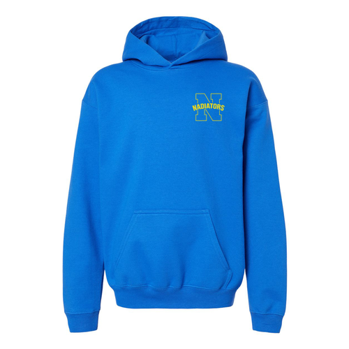 Gildan Youth Softstyle Midweight Fleece Hooded Sweatshirt -- Royal
