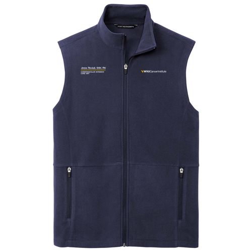 Port Authority Accord Microfleece Vest -- Navy