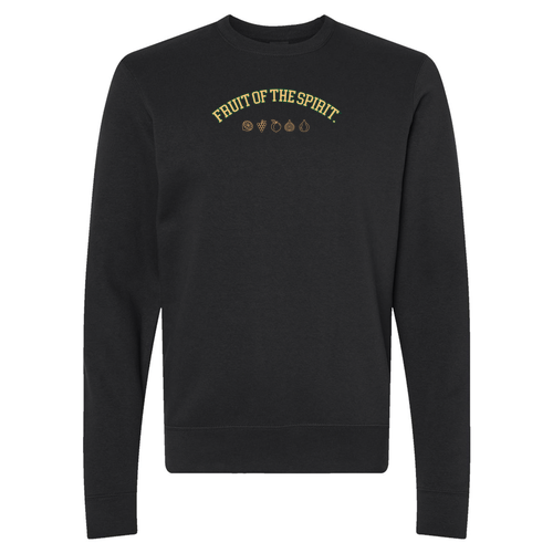 Fruit of the Spirit Crewneck Sweater -- Black